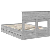 Struttura del letto con cassetto Grigio Sonoma 120 x 200 cm 3409867