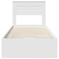 Struttura del letto Bianco 100 x 200 cm Legno Ingegnerizzato 3409868