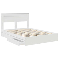 Struttura del letto Bianco 150 x 200 cm Legno multistrato 3409903