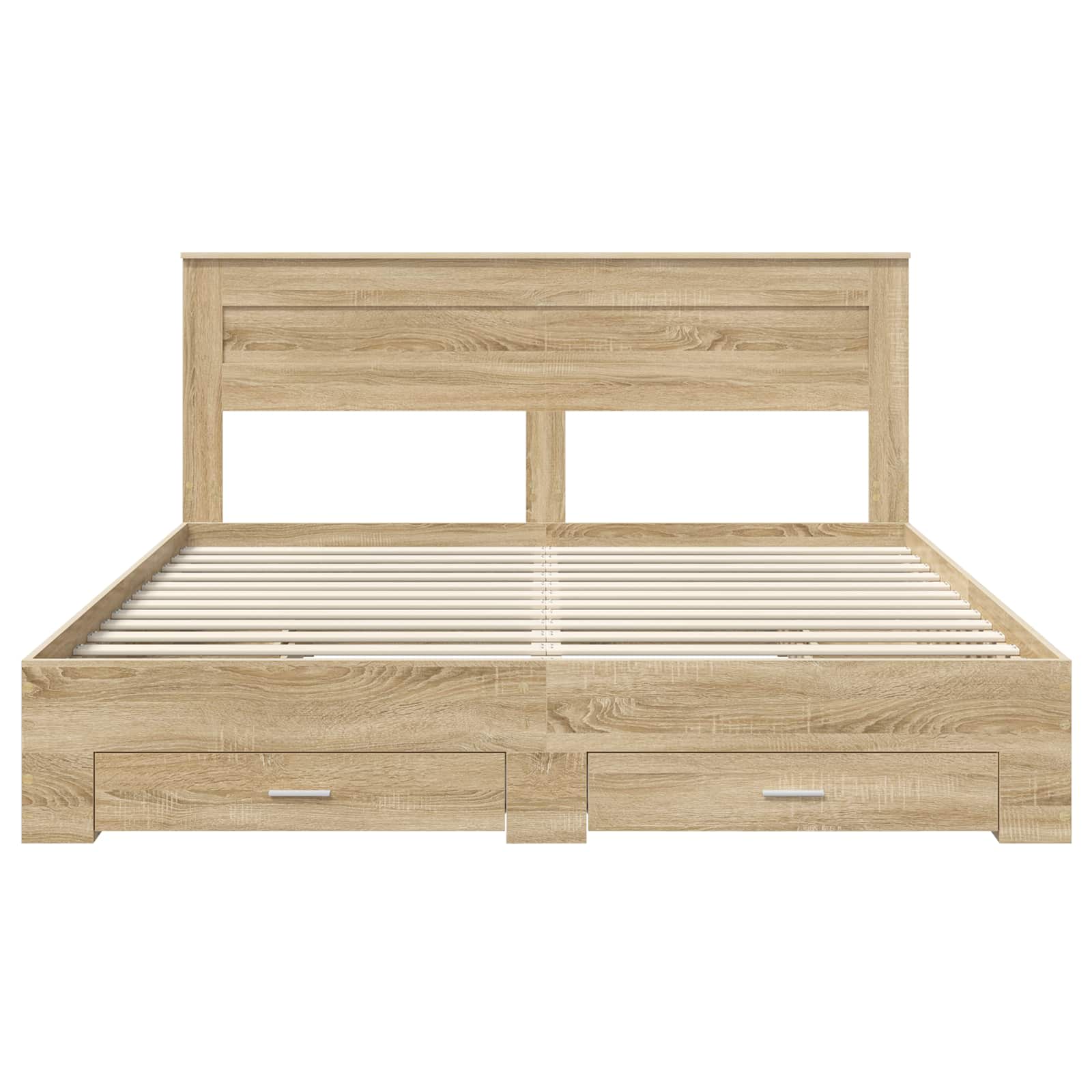 Struttura del letto con cassetto con testiera-Letto con Cassetti e Testiera Legno multistrato 169329