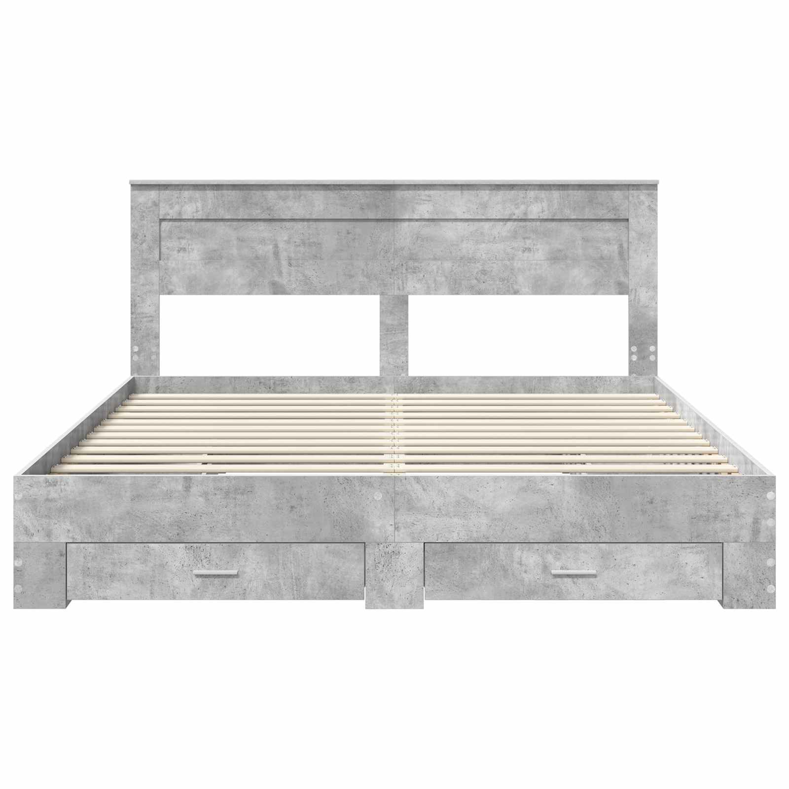 Struttura del letto con cassetto con testiera-Letto con Cassetti e Testiera Legno multistrato 982891