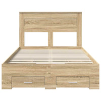 Struttura del letto con cassetto con testiera-Letto con Cassetti e Testiera Legno multistrato 199198