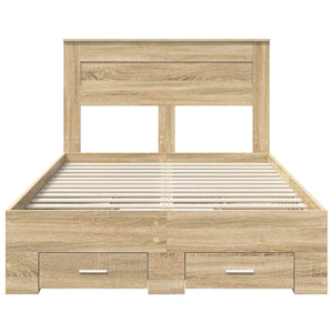 Struttura del letto con cassetto con testiera-Letto con Cassetti e Testiera Legno multistrato 199198