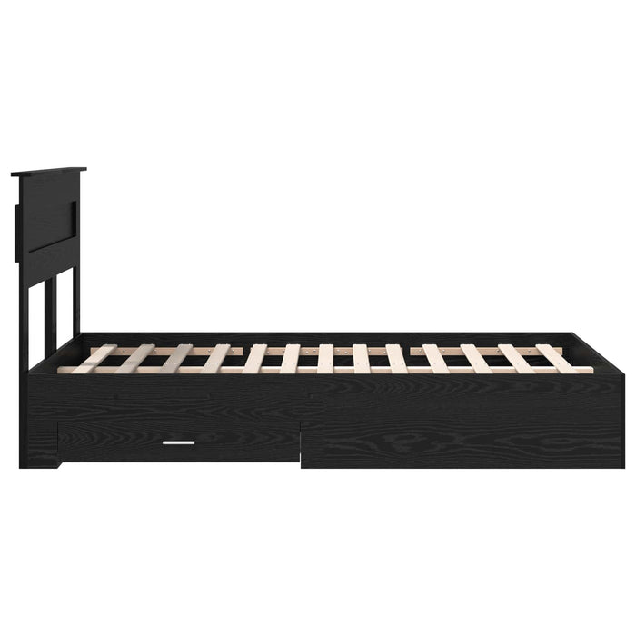 Struttura del letto con cassetto con testiera-Letto con Cassetti e Testiera Legno multistrato 283105