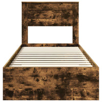 Struttura del letto con cassetto con testiera-Letto con Cassetti e Testiera Legno multistrato 571337