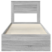 Struttura del letto con cassetto con testiera-Letto con Cassetti e Testiera Legno multistrato 141813