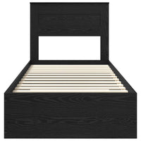 Struttura del letto con cassetto con testiera-Letto con Cassetti e Testiera Legno multistrato 411336