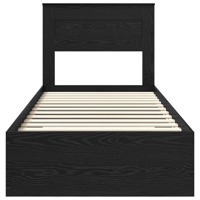 Struttura del letto con cassetto con testiera-Letto con Cassetti e Testiera Legno multistrato 411336