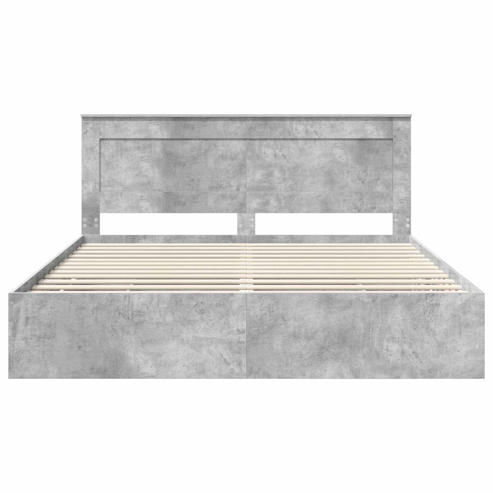 Struttura del letto con cassetto Grigio cemento 200 x 200 cm 3410154