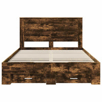 Struttura del letto con cassetto con testiera-Letto con Cassetti e Testiera Legno multistrato 340601