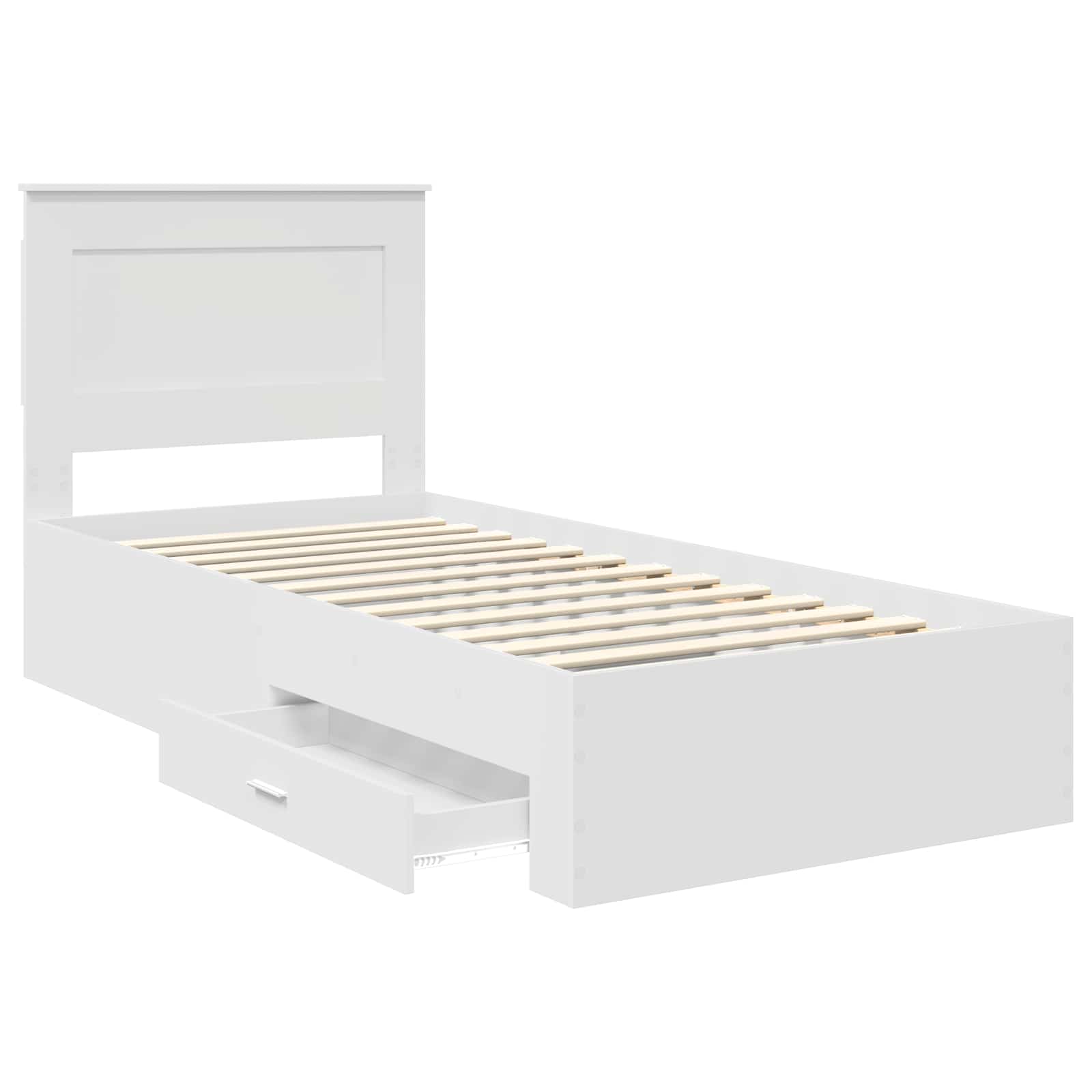 Struttura del letto con cassetto con testiera-Letto con Cassetti e Testiera Legno multistrato 140393