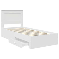 Struttura del letto con cassetto con testiera-Letto con Cassetti e Testiera Legno multistrato 140393