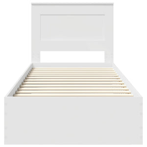 Struttura del letto con cassetto con testiera-Letto con Cassetti e Testiera Legno multistrato 140393