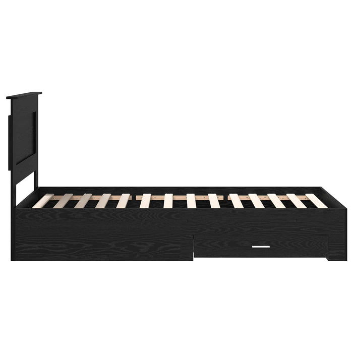 Struttura del letto con cassetto con testiera-Letto con Cassetti e Testiera Legno multistrato 253005