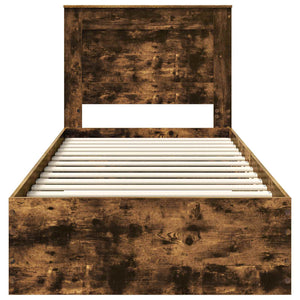 Struttura del letto con cassetto con testiera Legno multistrato 3410370