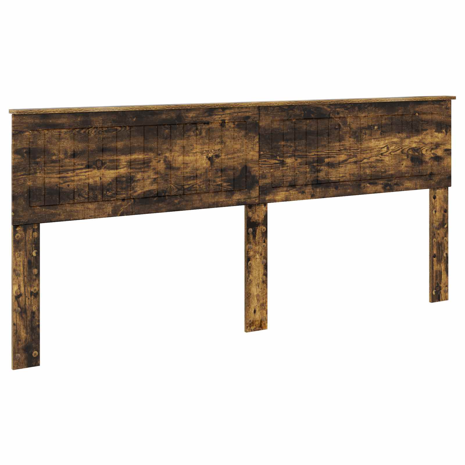 Struttura del letto con cassetto Rovere fumé 200 x 200 cm 3410676