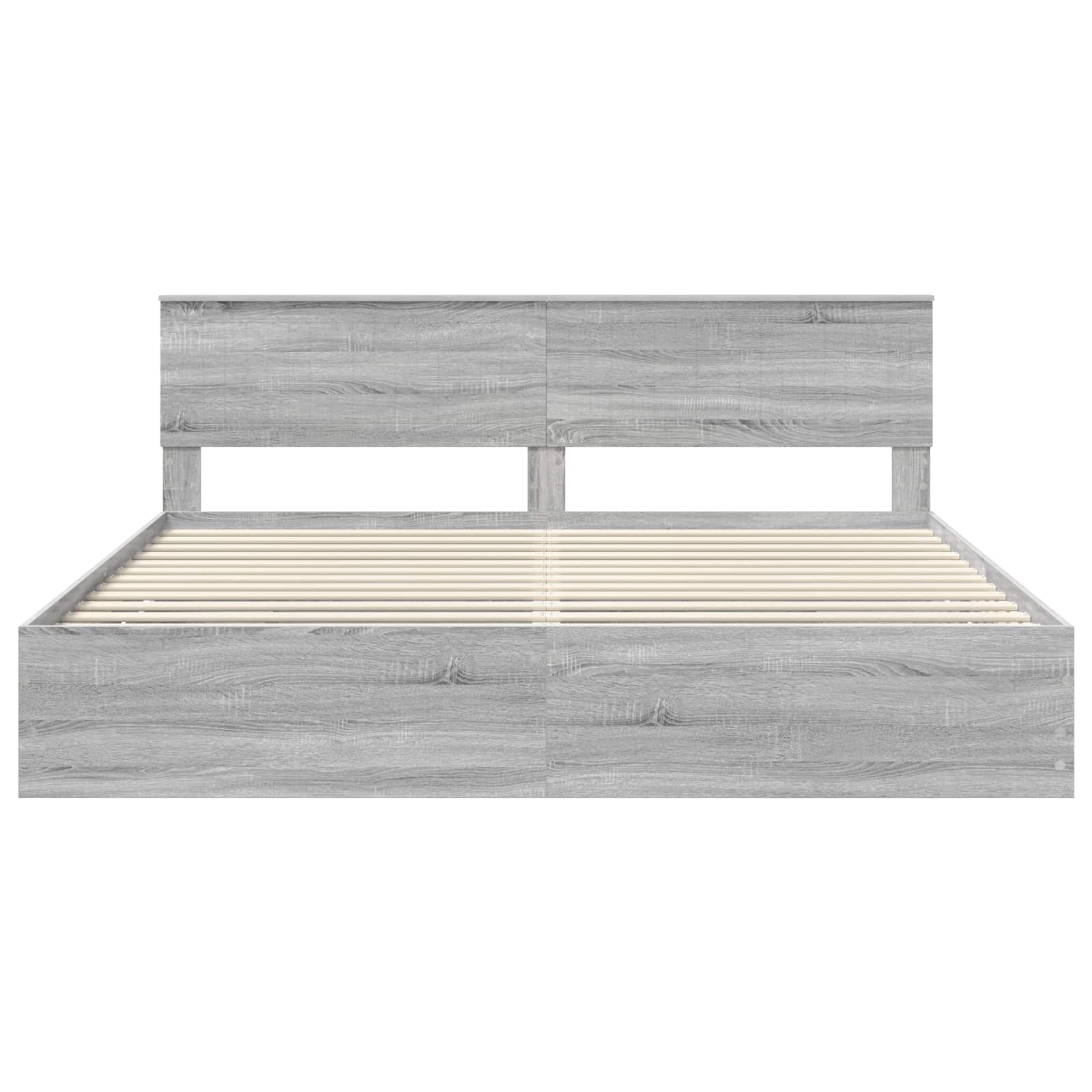 Struttura del letto con cassetto Grigio Sonoma 200 x 200 cm 3410677