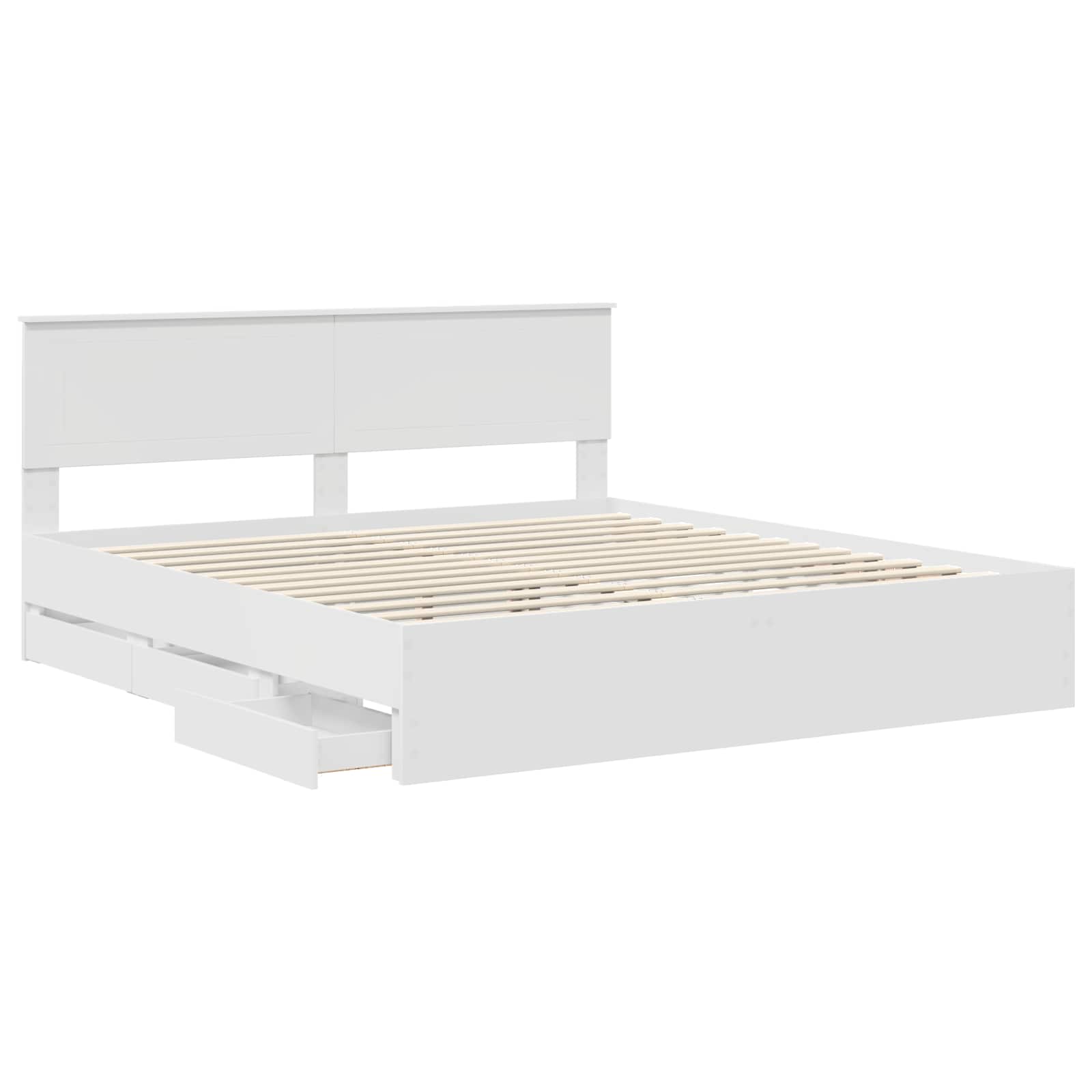 Struttura del letto Bianco 180 x 200 cm Legno Ingegnerizzato 3410679