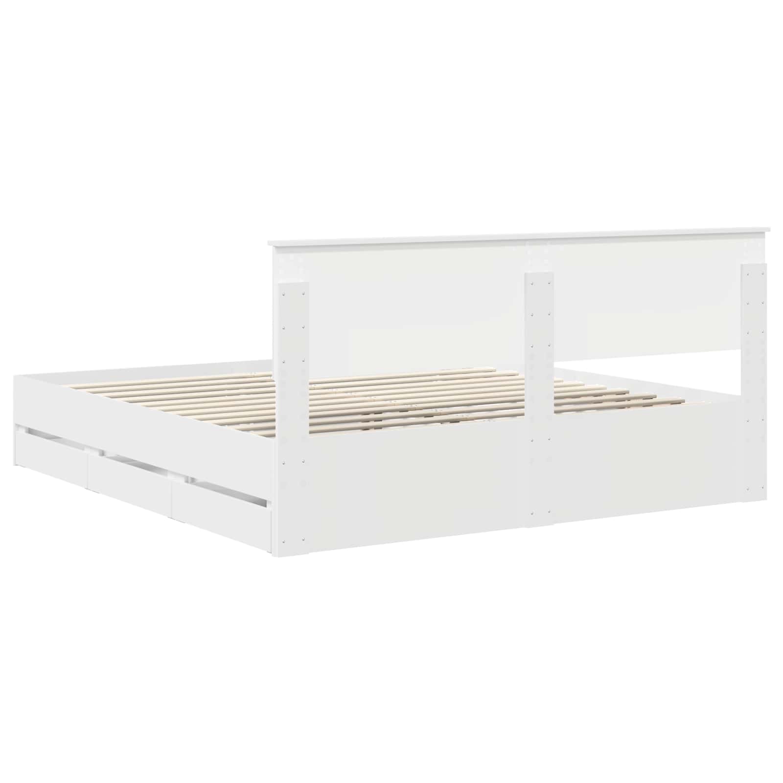 Struttura del letto Bianco 180 x 200 cm Legno Ingegnerizzato 3410679