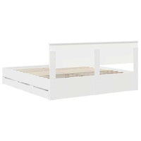 Struttura del letto Bianco 180 x 200 cm Legno Ingegnerizzato 3410679