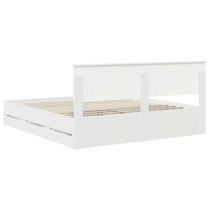 Struttura del letto Bianco 180 x 200 cm Legno Ingegnerizzato 3410679