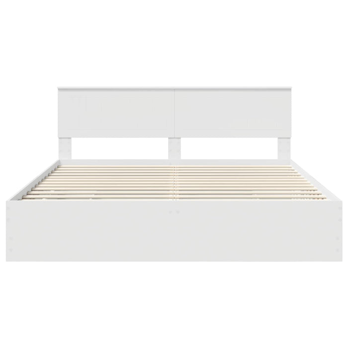 Struttura del letto Bianco 180 x 200 cm Legno Ingegnerizzato 3410679