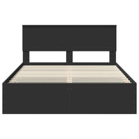 Struttura del letto Nero 140 x 190 cm Legno Ingegnerizzato 3410701