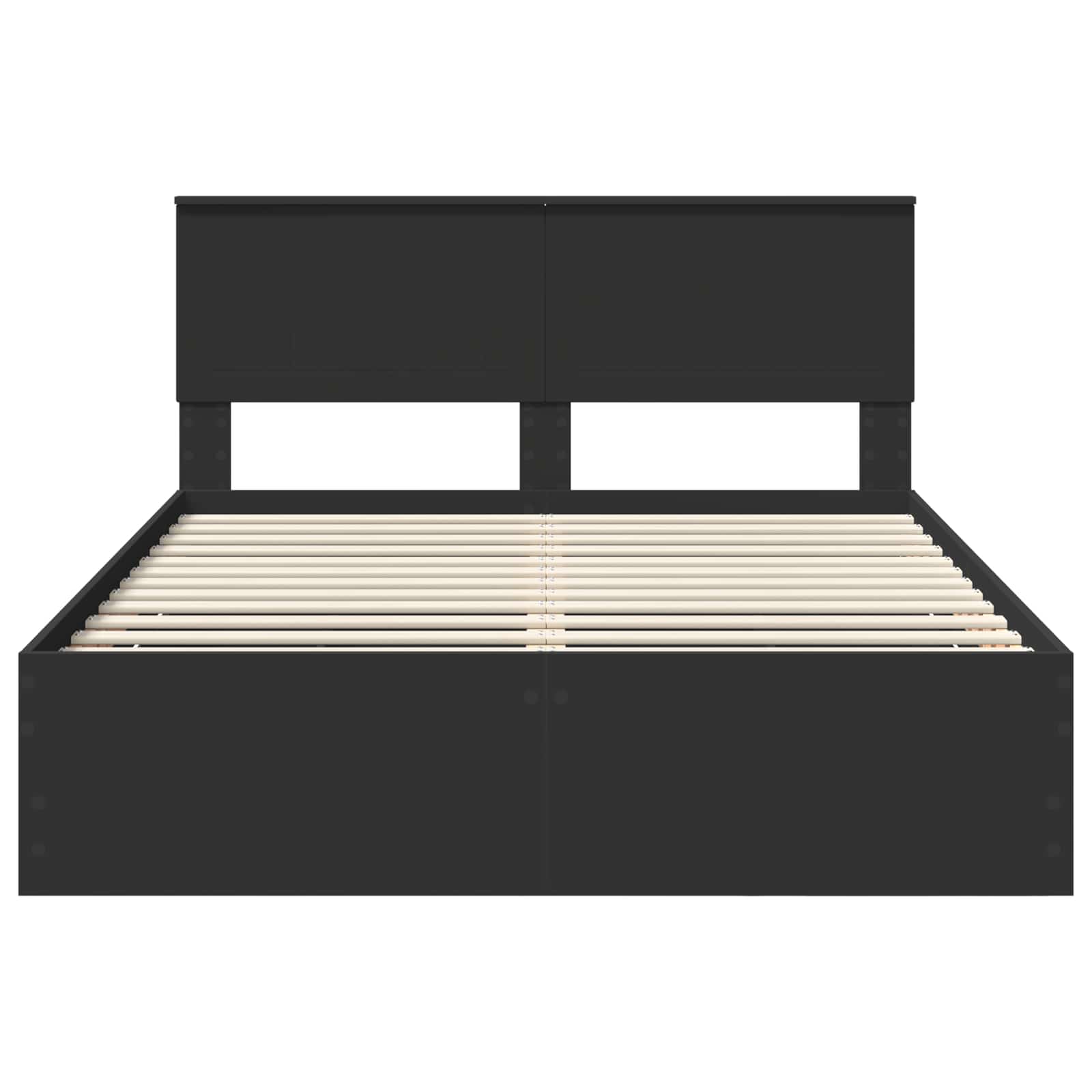 Struttura del letto Nero 140 x 200 cm Legno Ingegnerizzato 3410708