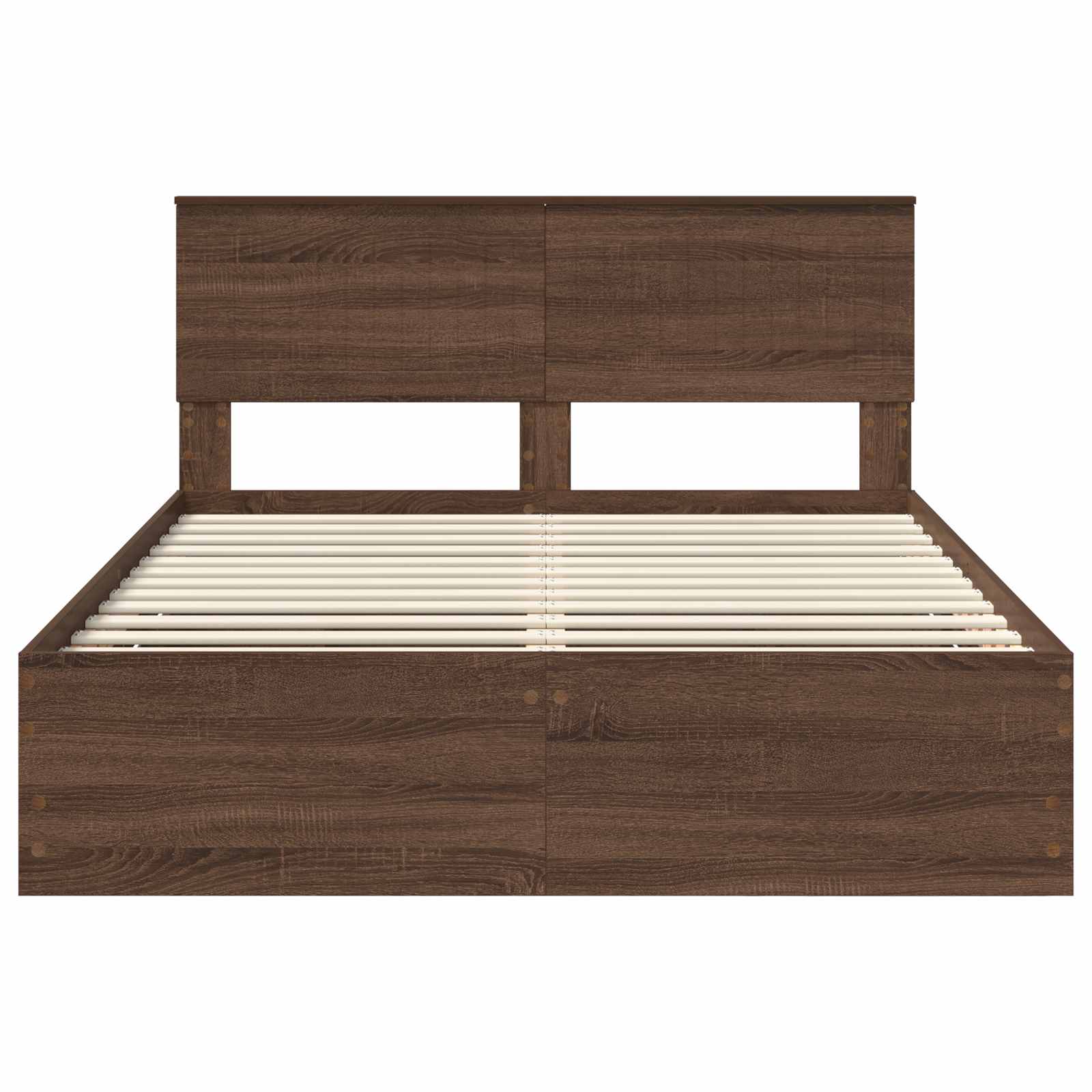 Struttura del letto con cassetto Rovere Marrone 135 x 190 cm 3410720