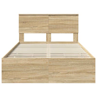 Struttura del letto con cassetto Rovere Sonoma 120 x 200 cm 3410730