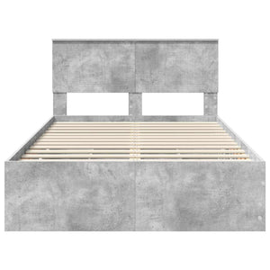 Struttura del letto con cassetto Grigio cemento 120 x 200 cm 3410731