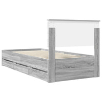 Struttura del letto con cassetto Grigio Sonoma 90 x 190 cm 3410747