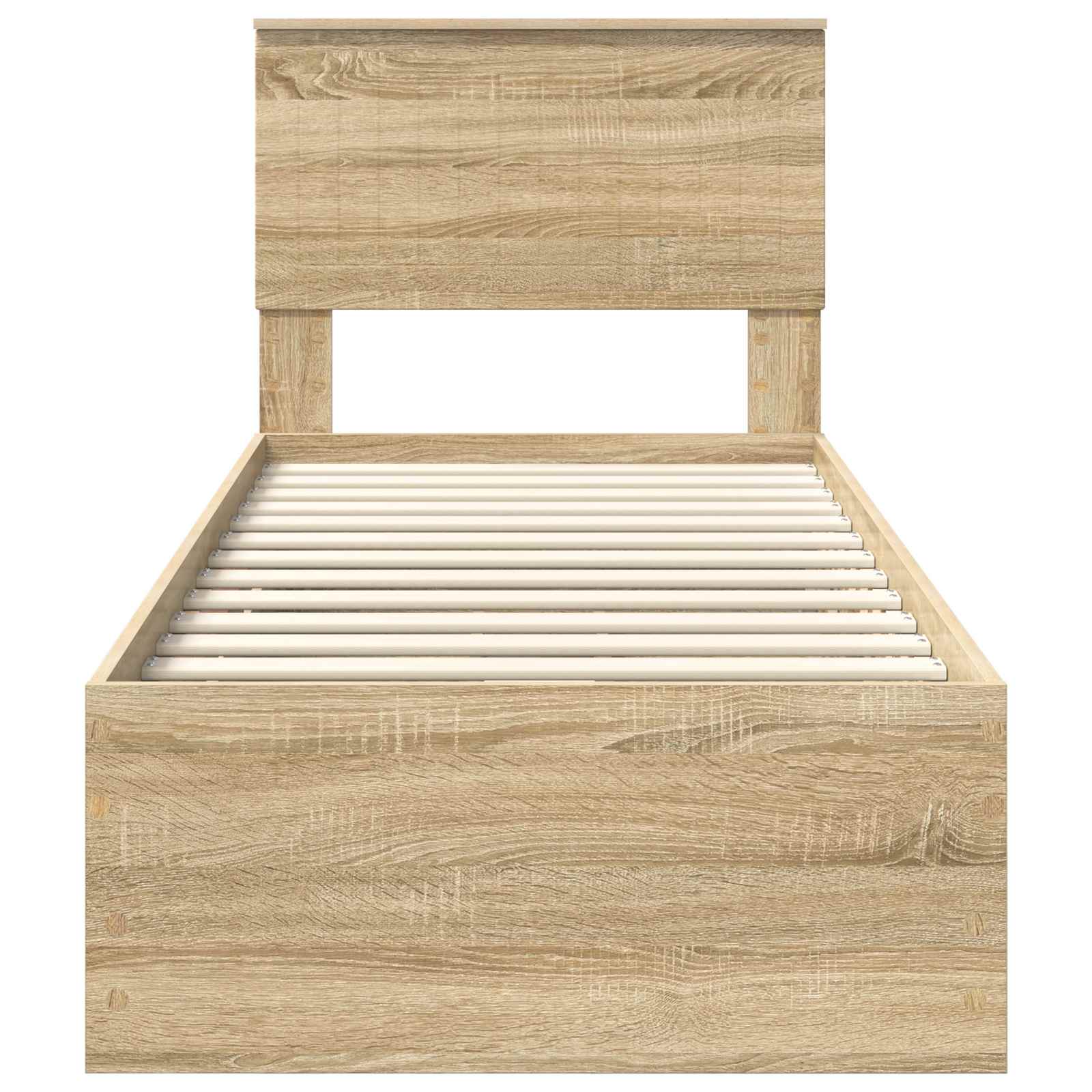 Struttura del letto con cassetto Rovere Sonoma 75 x 190 cm 3410758