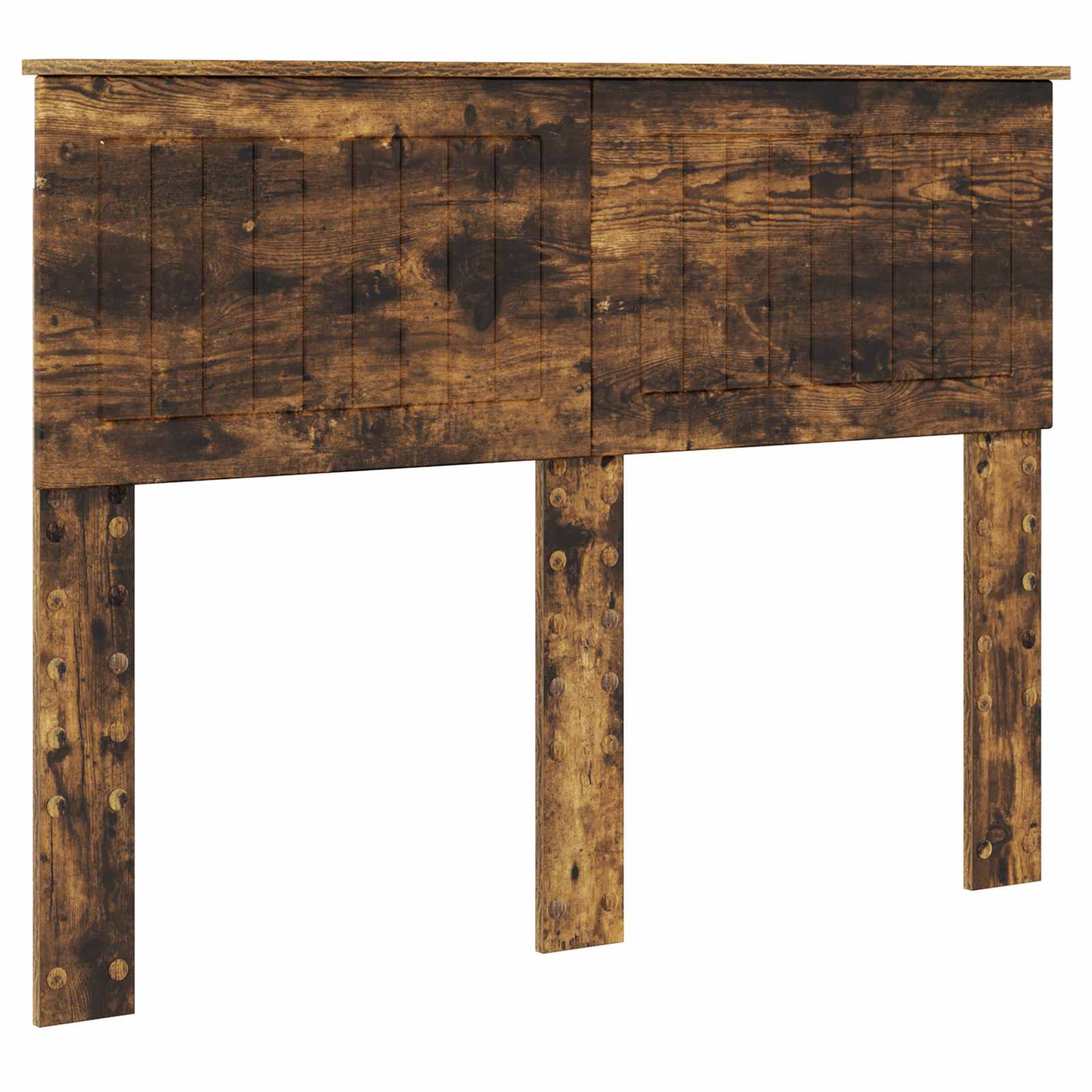 Letto con Contenitore con testiera-Struttura Letto con contenitore Rovere fum¨¦ 135 x 190 cm 230692