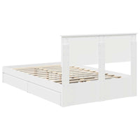 Letto con Contenitore Bianco 120 x 200 cm Legno multistrato 3410812