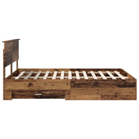 Struttura del letto con testiera Legno vecchio 135 x 190 cm 3410911