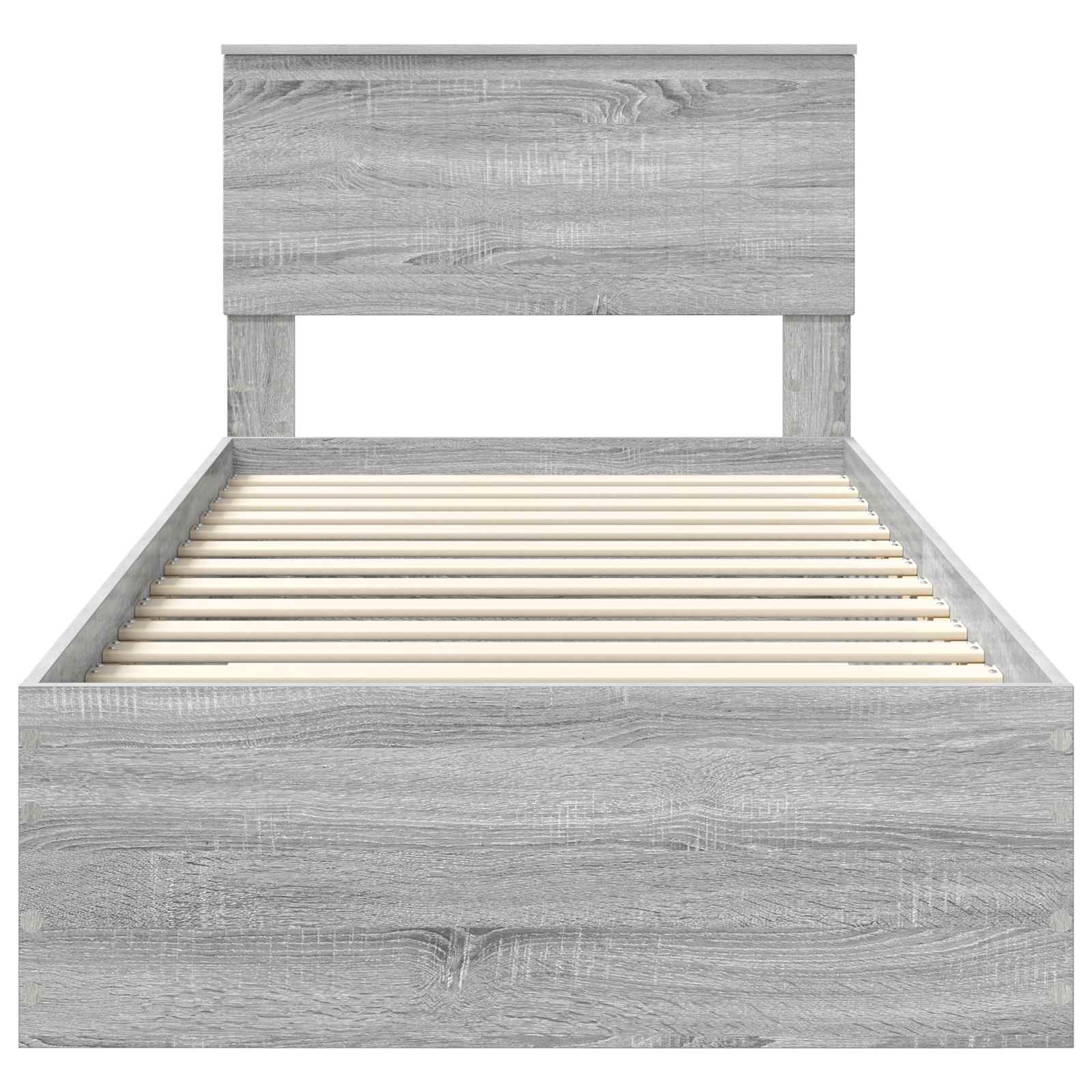 Struttura del letto Grigio Sonoma 90 x 200 cm Legno multistrato 3410945