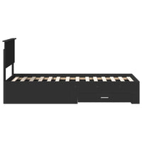 Struttura del letto con testiera-Giroletto con Testiera Nero e Argento 75 x 190 cm 651389