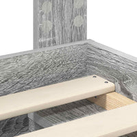 Struttura del letto Grigio Sonoma 75 x 190 cm Pino massello 3411078