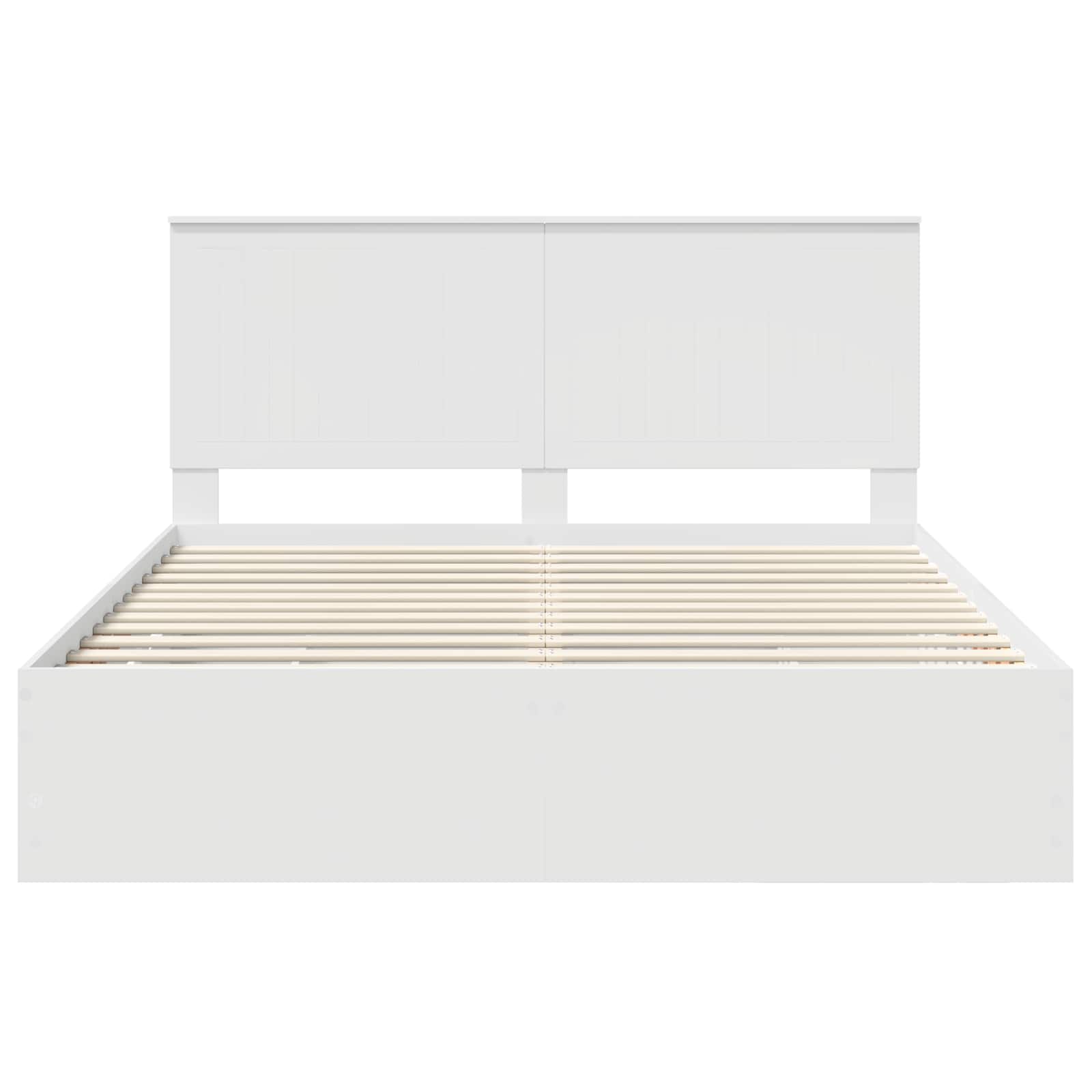 Struttura del letto Bianco 160 x 200 cm Legno Ingegnerizzato 3411096