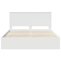 Struttura del letto Bianco 160 x 200 cm Legno Ingegnerizzato 3411096