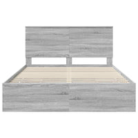 Struttura del letto con cassetto Grigio Sonoma 150 x 200 cm 3411108
