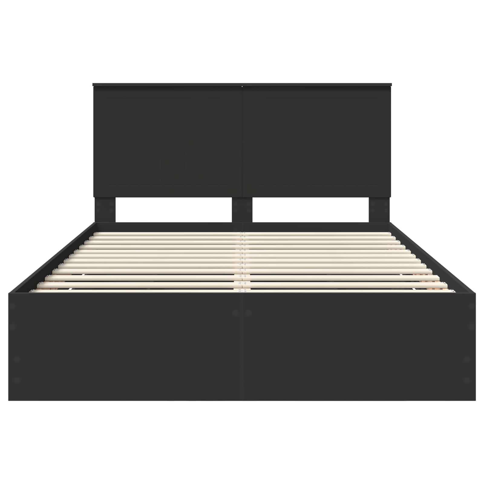 Struttura del letto Nero 135 x 190 cm Legno Ingegnerizzato 3411125