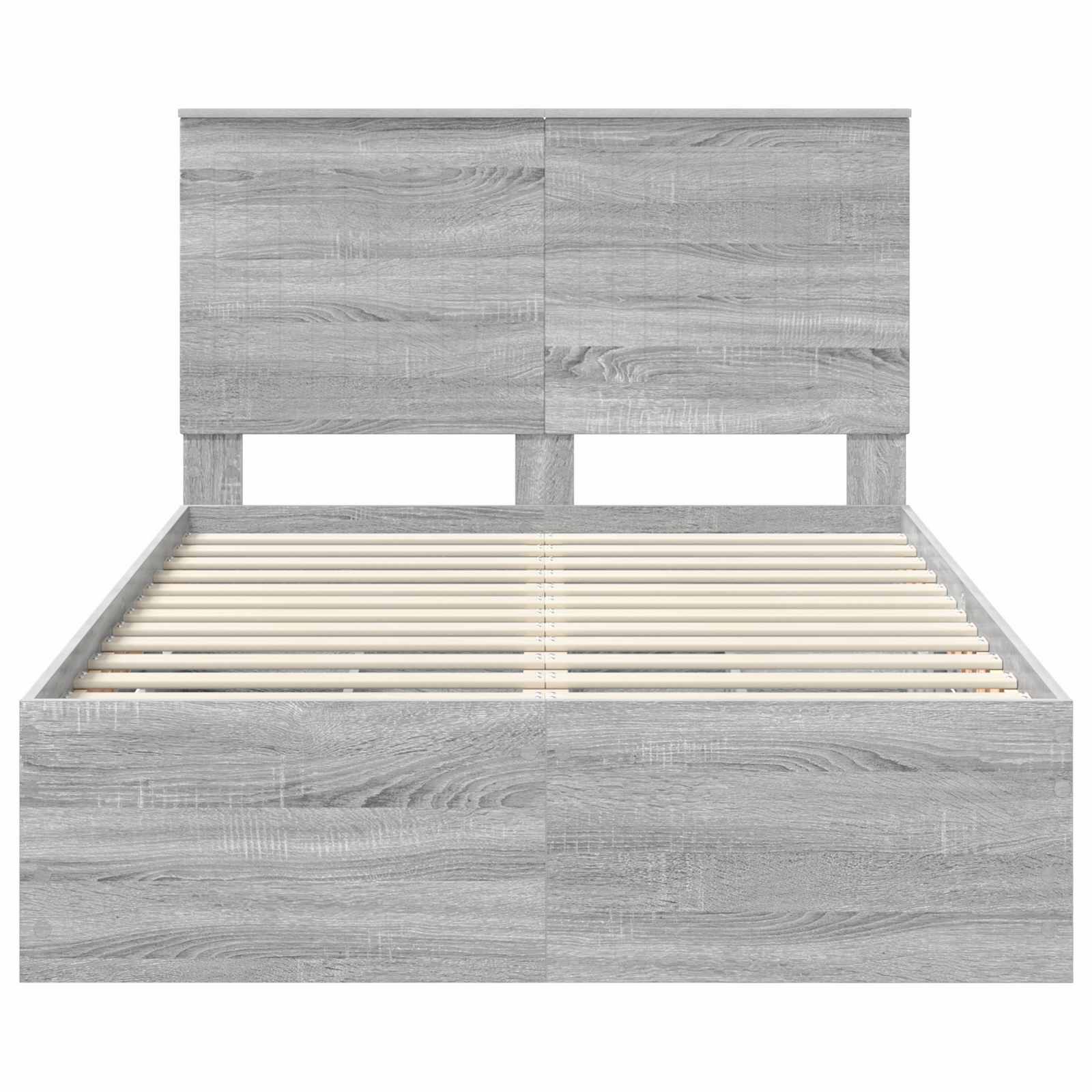 Struttura del letto con cassetto Grigio Sonoma 120 x 190 cm 3411136