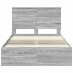 Struttura del letto con cassetto Grigio Sonoma 120 x 190 cm 3411136