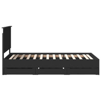 Struttura del letto Nero 100 x 200 cm Legno Ingegnerizzato 3411146