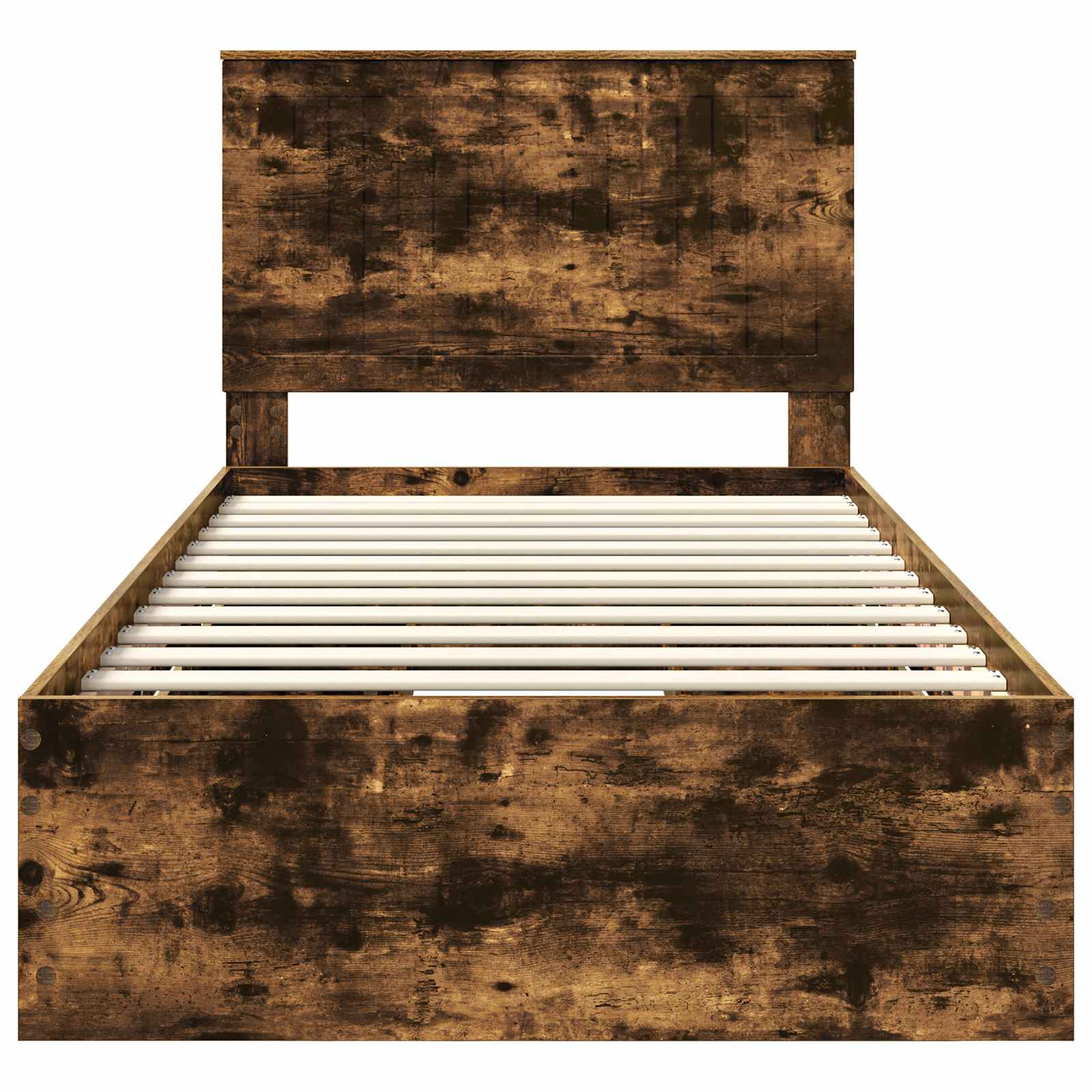 Struttura del letto con cassetto Rovere fumé 100 x 200 cm 3411149