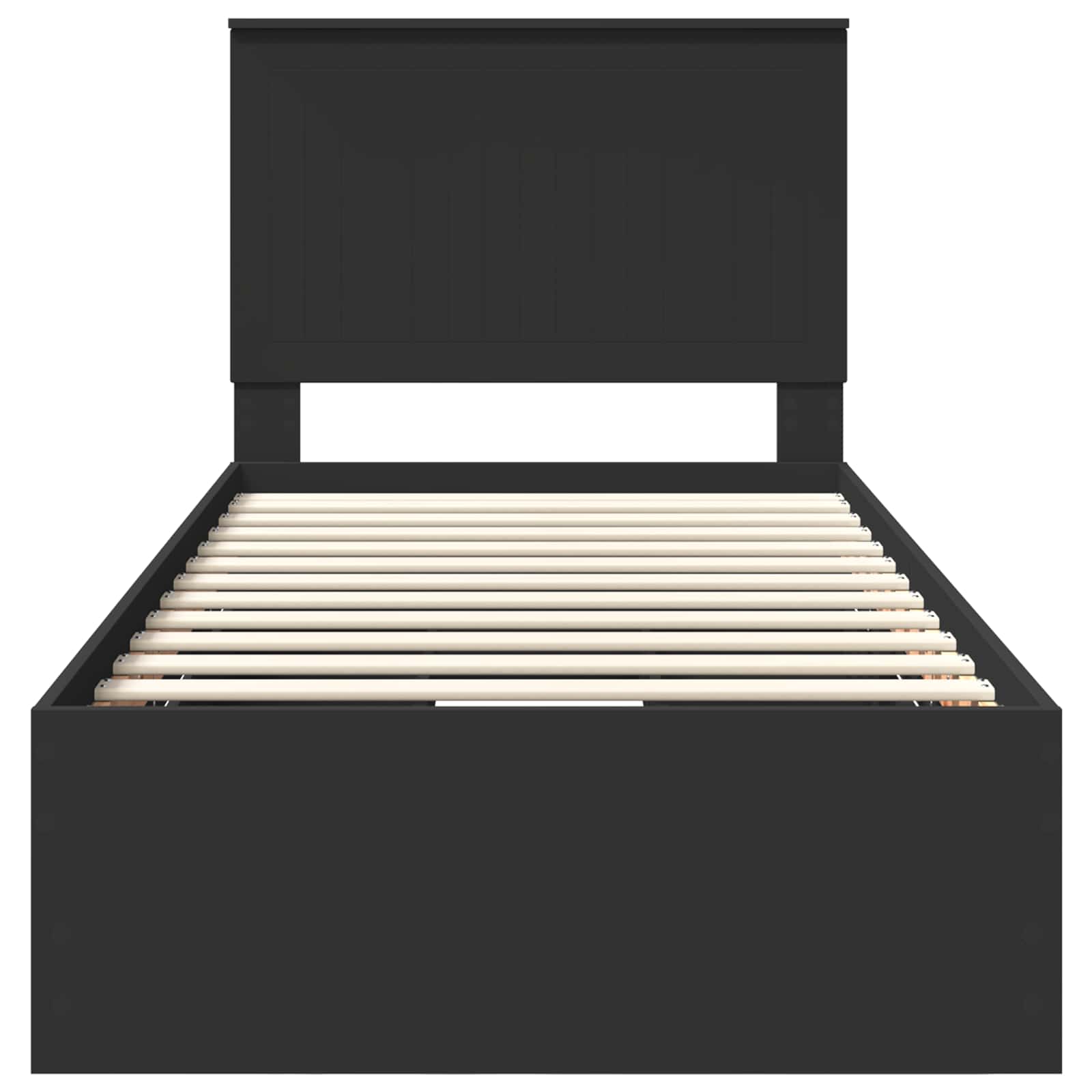 Struttura del letto Nero 90 x 190 cm Legno Ingegnerizzato 3411153