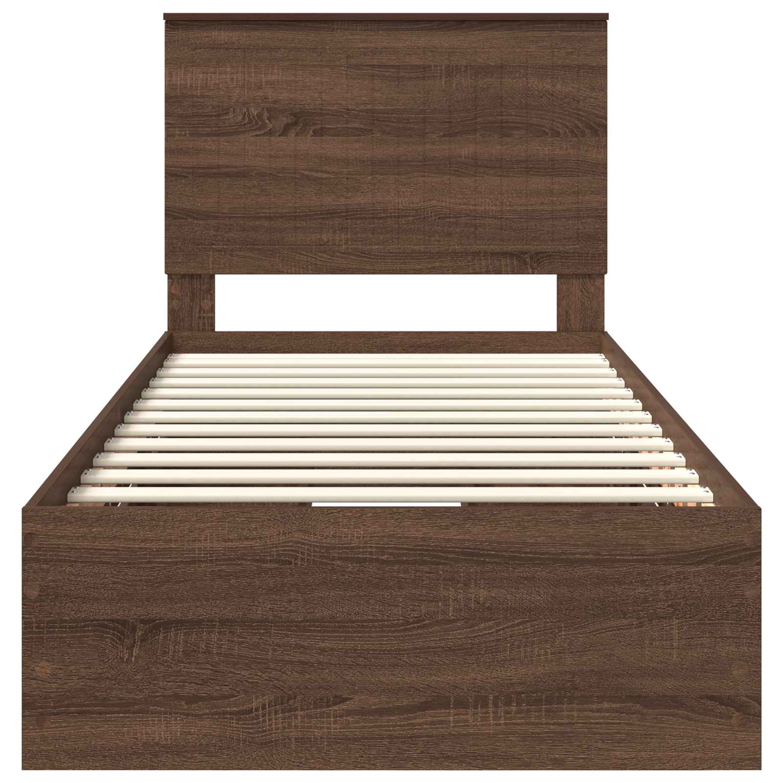Struttura del letto con cassetto Rovere Marrone 90 x 190 cm 3411158