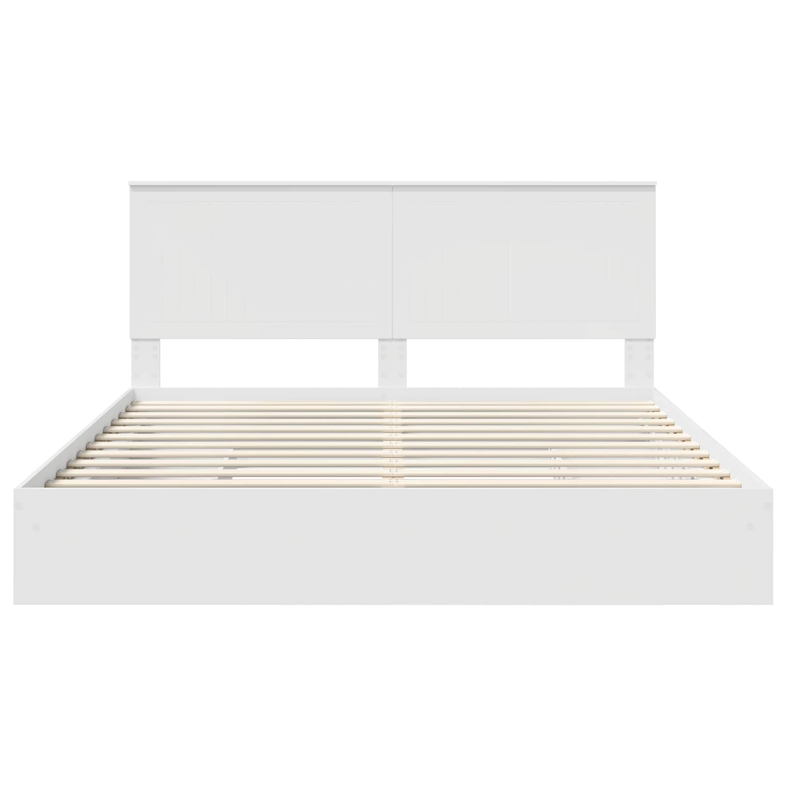 Letto con Contenitore Bianco 180 x 200 cm Legno multistrato 3411180